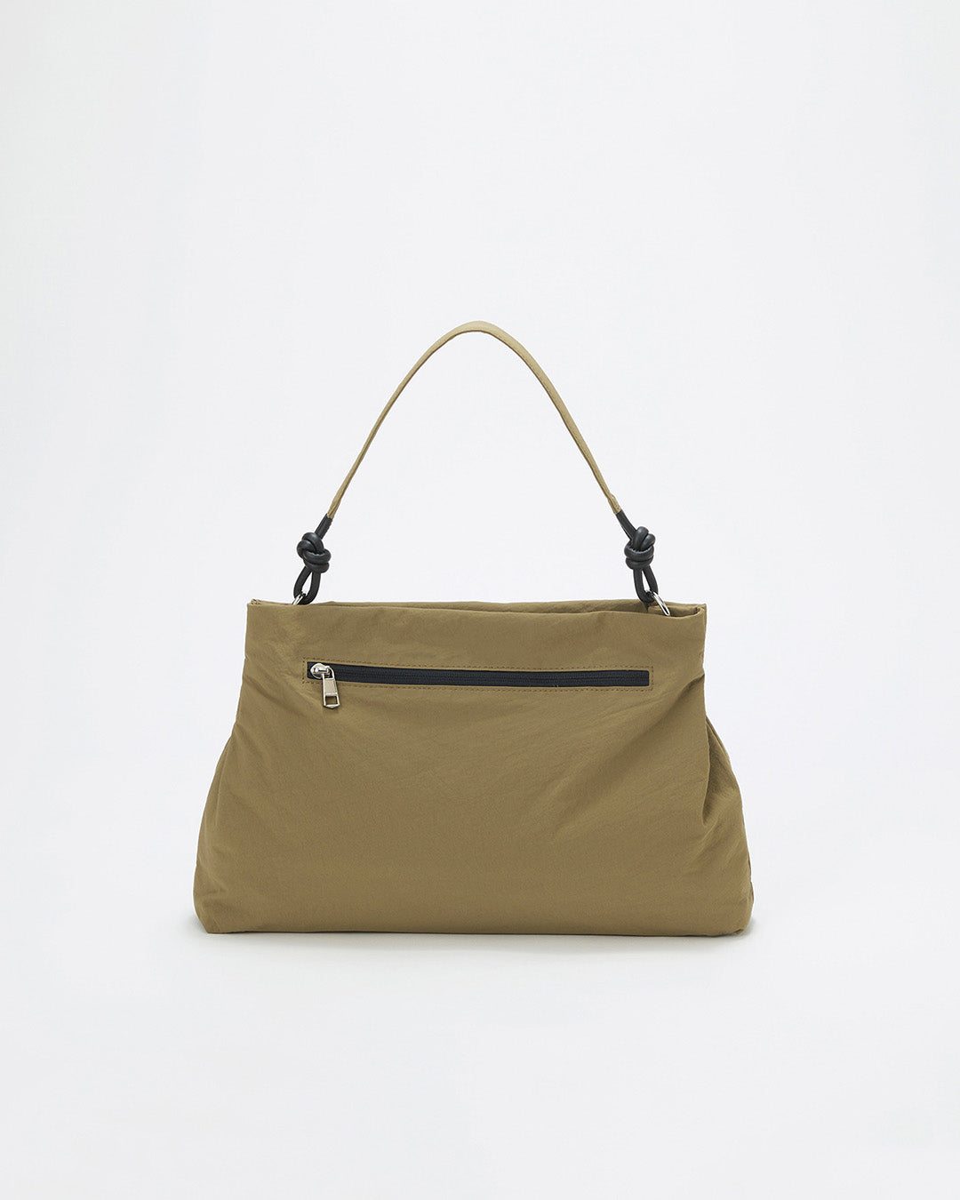 リンクルナイロン ノット ワンハンドル ショルダーバッグ