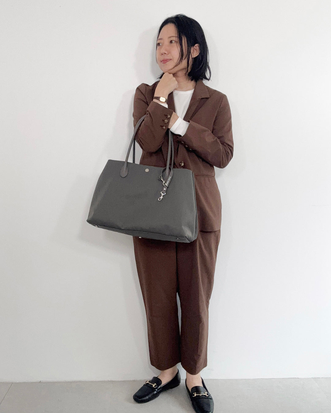【CLASSY.しごできバッグ賞受賞】ALINE ナイロン ボストン トートバッグ / A4