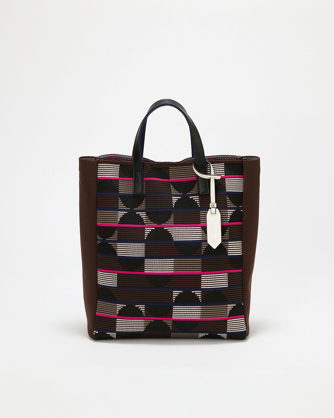 Loom Art ニットジャガード モダンジオメトリック トートバッグ