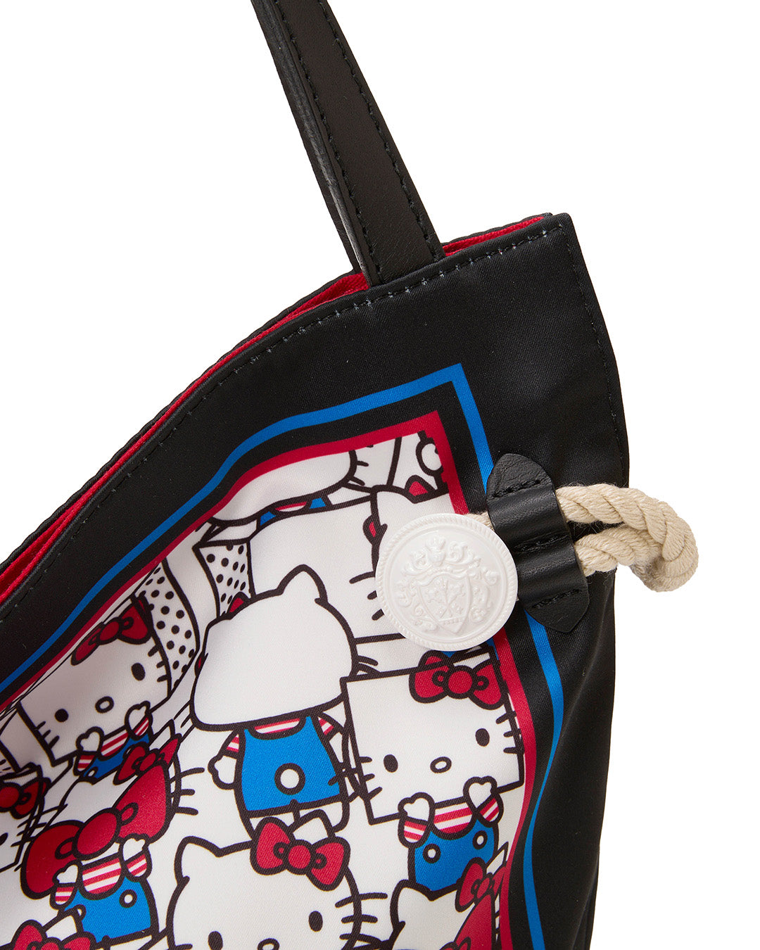 HELLO KITTY × TREASURE TOPKAPI サテン スカーフ トート バッグ / A4
