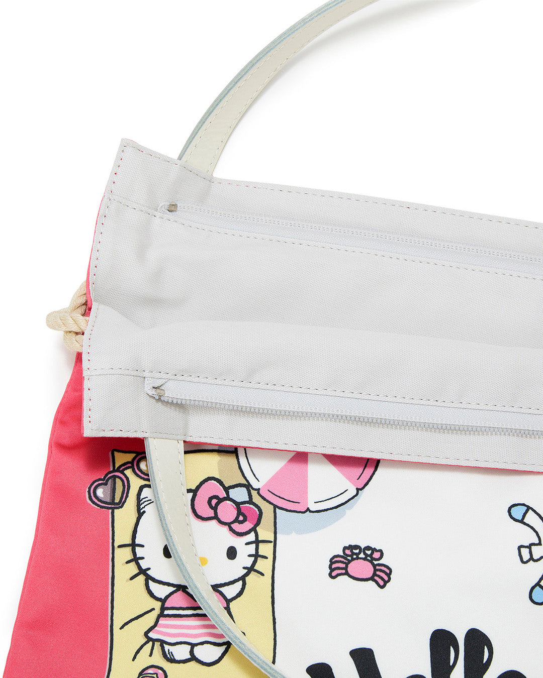 HELLO KITTY × TREASURE TOPKAPI サテン スカーフ トート バッグ / A4