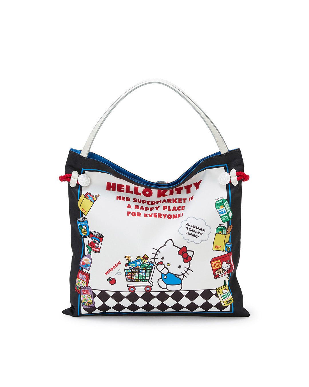 HELLO KITTY × TREASURE TOPKAPI サテン スカーフ トート バッグ / A4