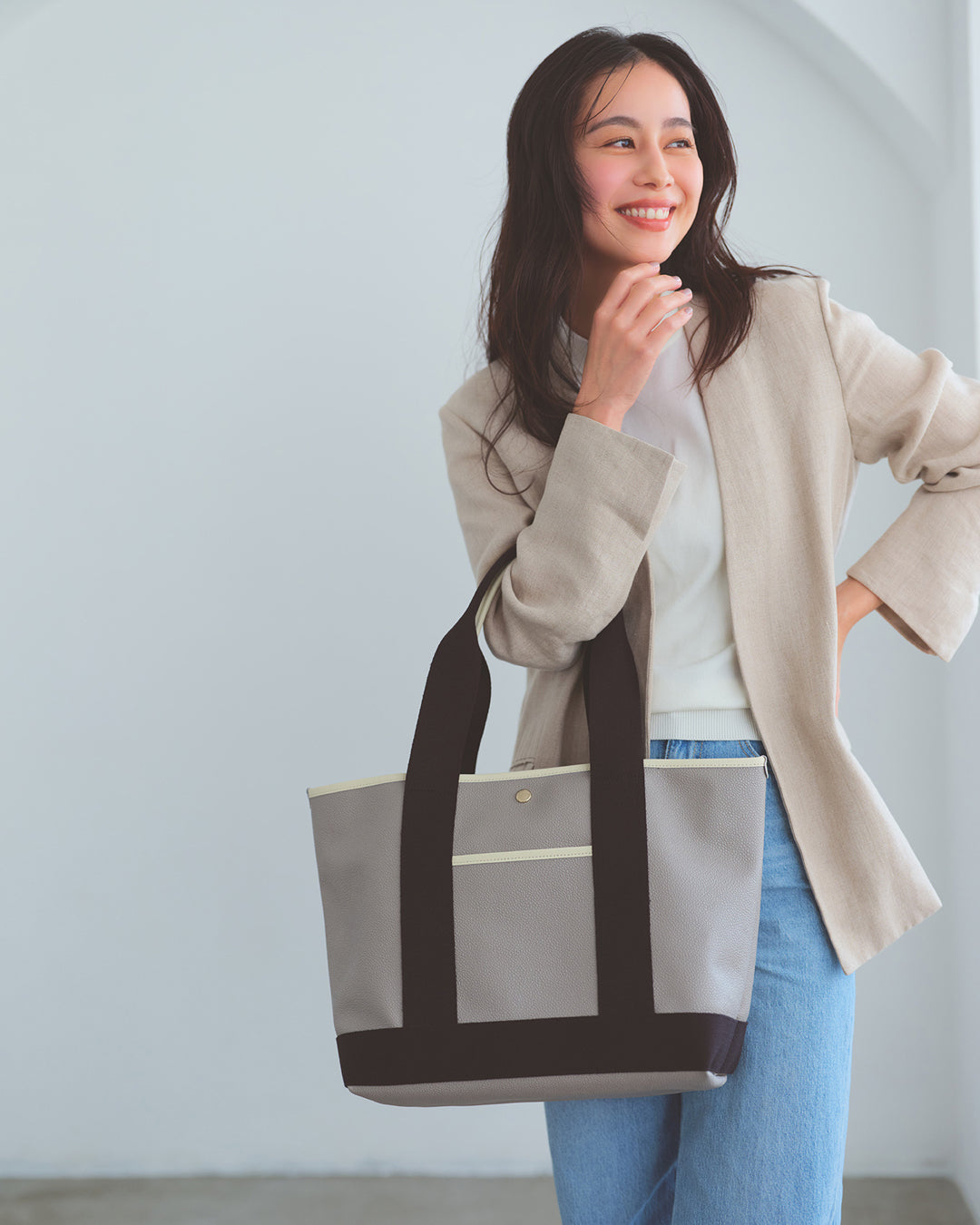 SCOTCH GRAIN ロングハンドル トートバッグ L / A4