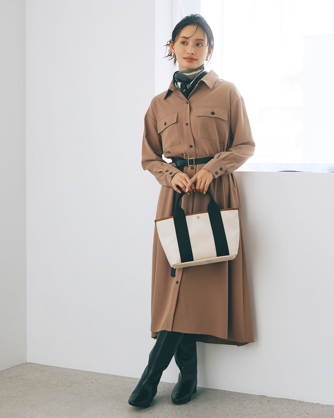 SCOTCH GRAIN シンプル トートバッグ