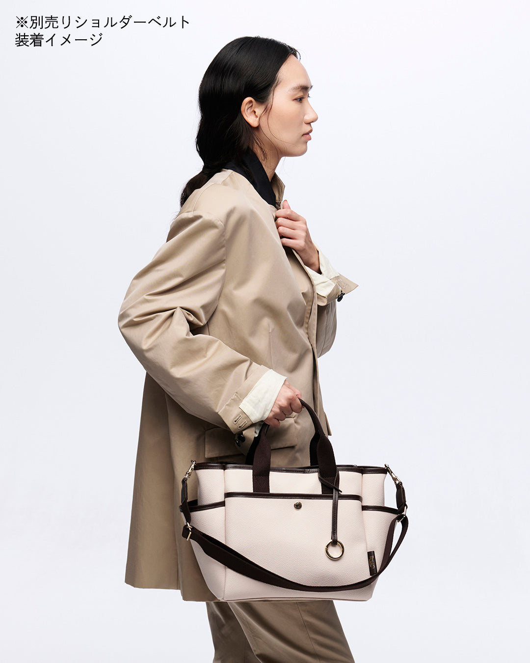 【LEE10月号掲載】MICA マルチポケット トートバッグ M