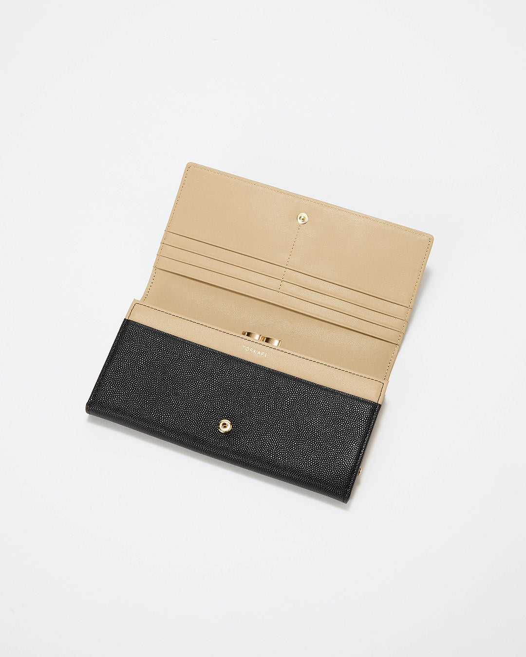 【公式限定】 Perle バイカラーパイピング 口金 長財布