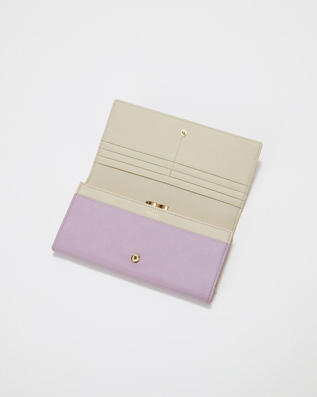 【公式限定】 Perle バイカラーパイピング 口金 長財布