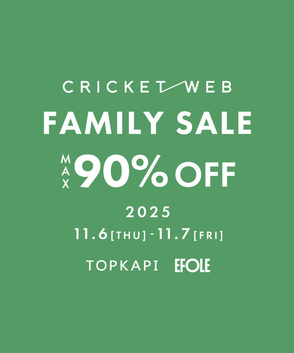 TOPKAPIファミリーセール開催のお知らせ