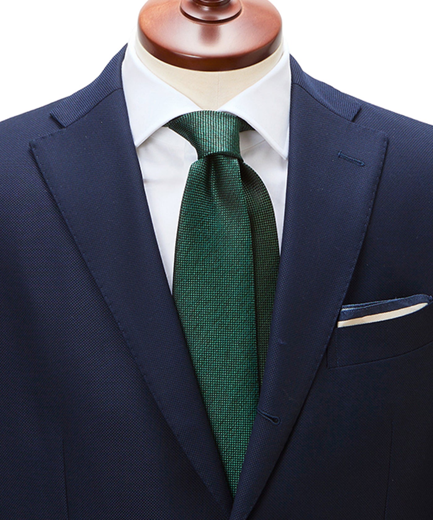 CRICKET】クリケット バスケット織り ムジ×ムジ メランジシルク