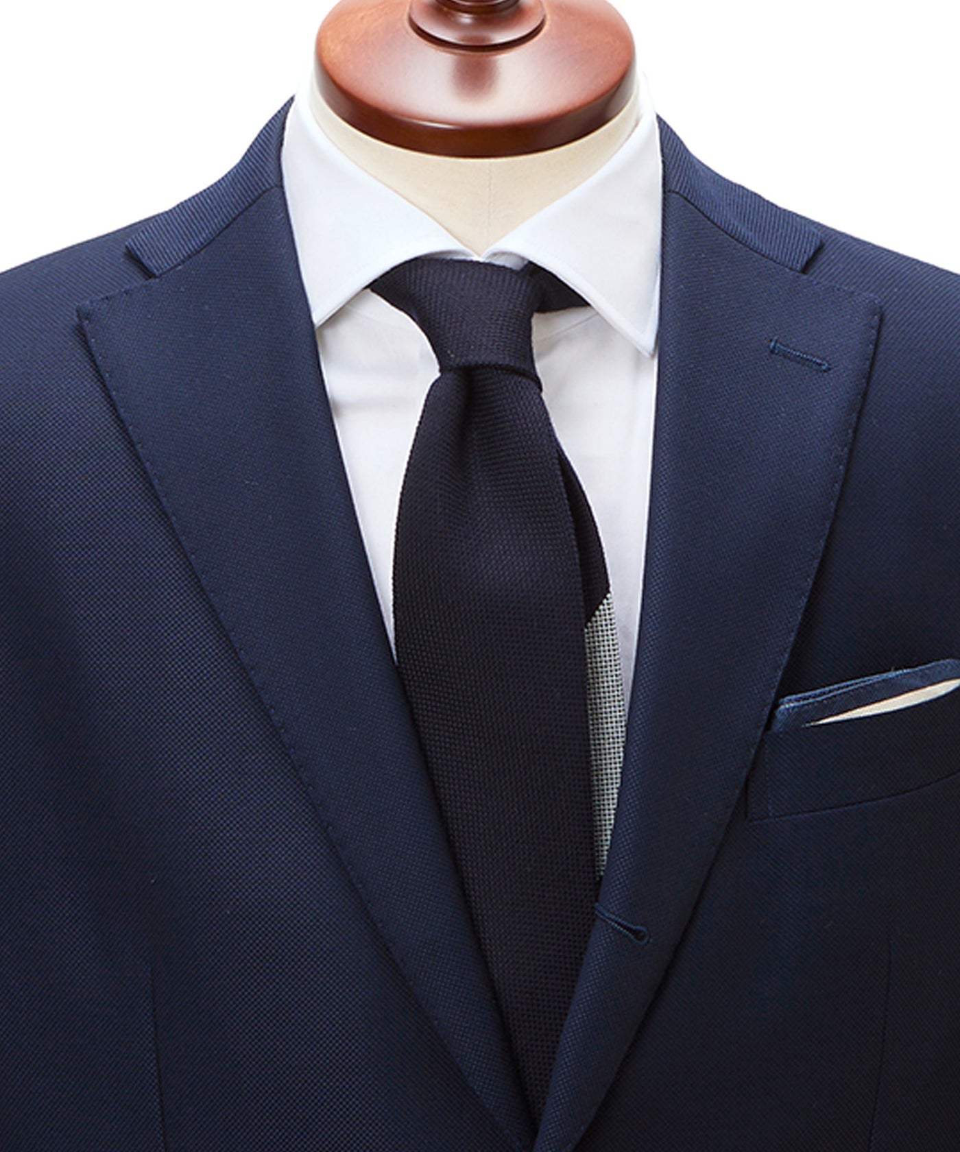 CRICKET】クリケット ウールシルク ムジ×ストライプ クレリック