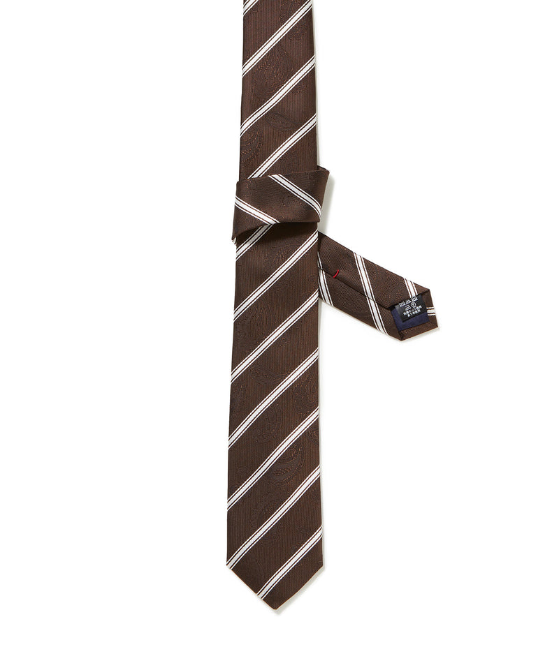 【CRICKET】クリケット スリム 大剣巾6.5cm ストライプ柄 ネクタイ