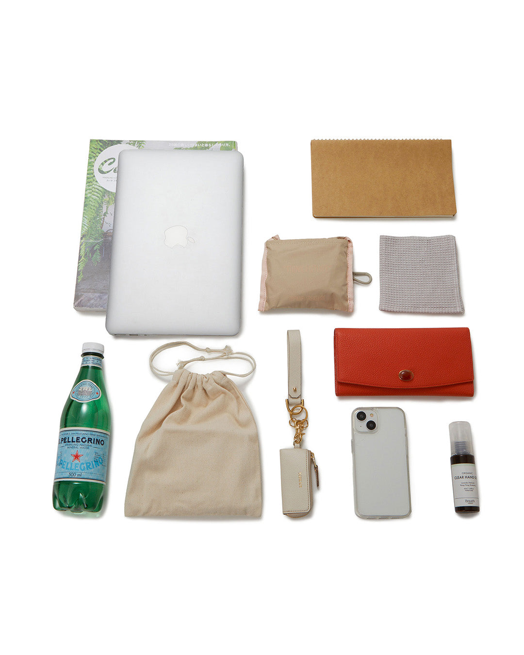 ソフトシュリンク テープハンドル トート バッグ / A4