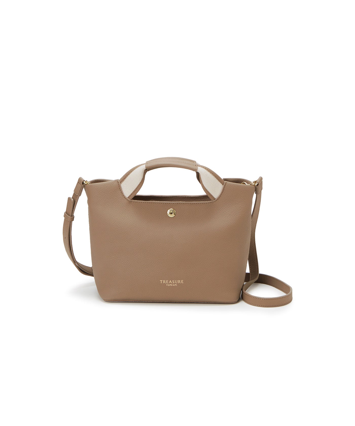 ソフトシュリンク テープハンドル ショルダー付きミニ トート