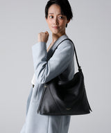 シュリンクレザー ワンハンドル 2way ショルダー バッグ