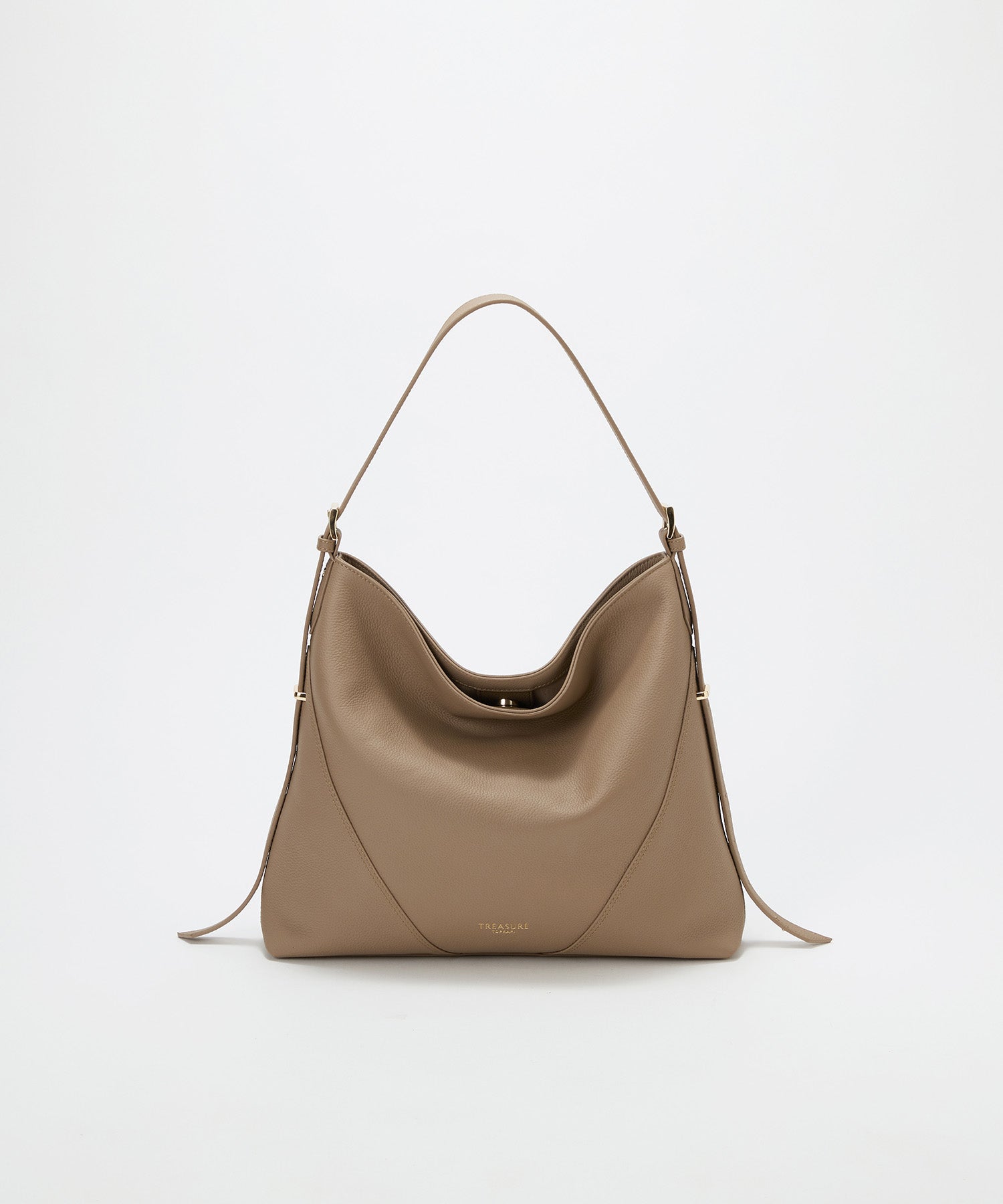 【Vacchetta TOPKAPI】ベージュ　ワンショルダー　袋あり TOPKAPI VACCHETTA レザーショルダーバッグ ベージュ 本革 - メルカリ