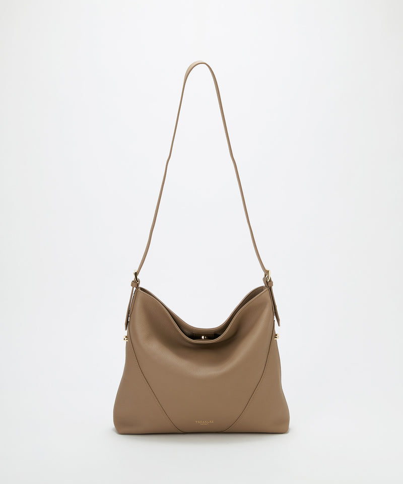 シュリンクレザー ワンハンドル 2way ショルダー バッグ