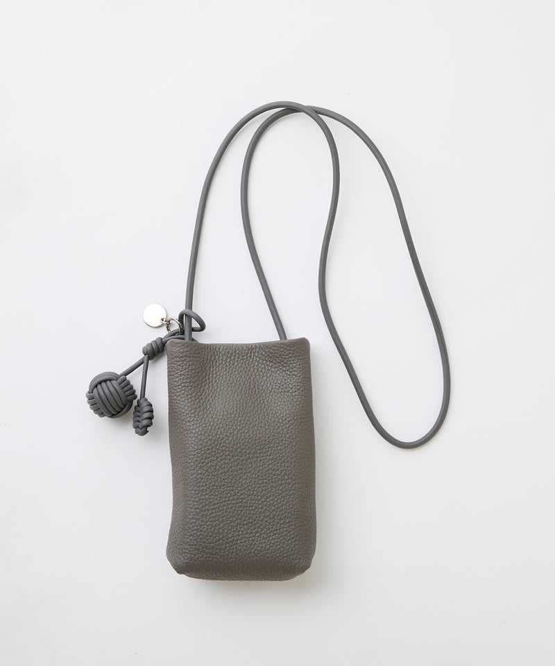 シュリンクレザー ミニ ショルダーバッグ / スマホショルダー
