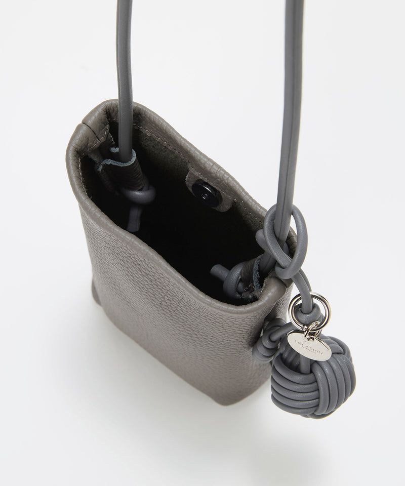 シュリンクレザー ミニ ショルダーバッグ / スマホショルダー