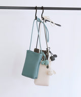 シュリンクレザー ミニ ショルダーバッグ / スマホショルダー