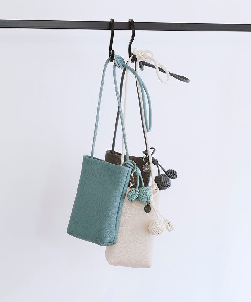 シュリンクレザー ミニ ショルダーバッグ / スマホショルダー