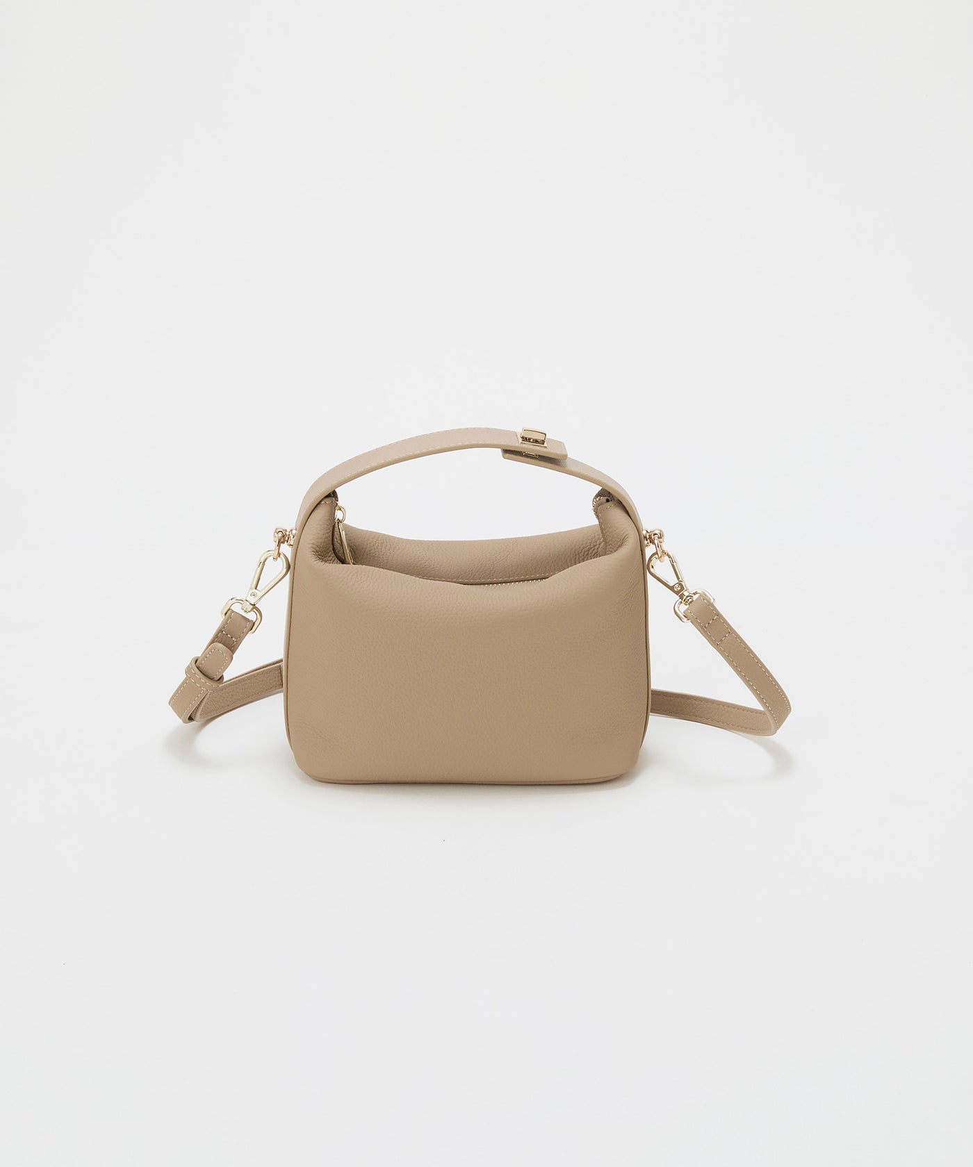 シュリンクレザー ハンドルオープン ミニ ショルダーバッグ – TOPKAPI