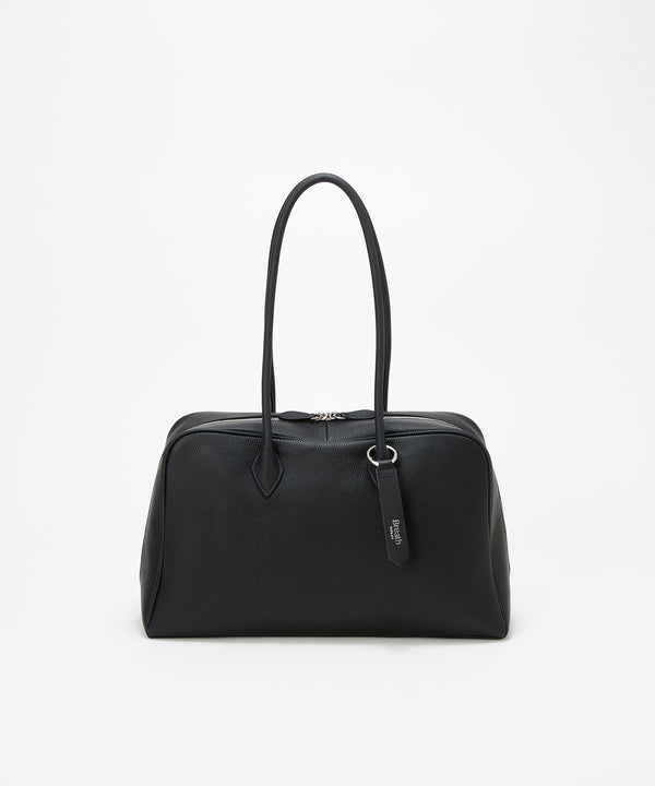 シュリンクレザー シンプル ボストンバッグ