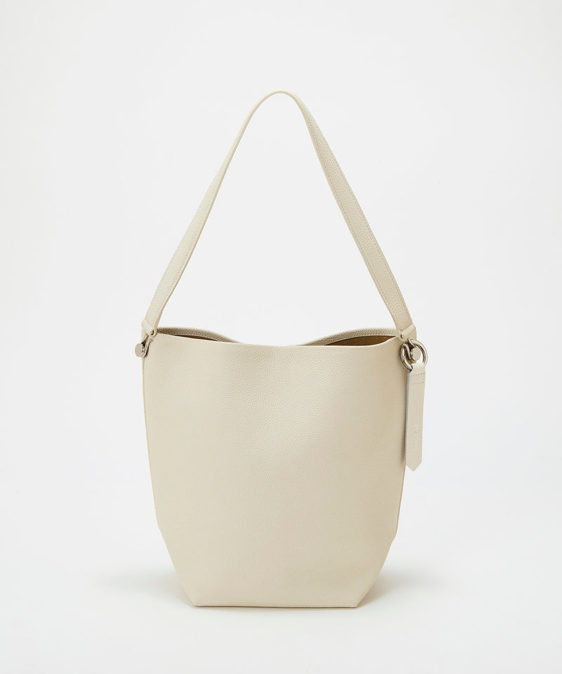 シュリンクレザー ワンハンドル バケットバッグ