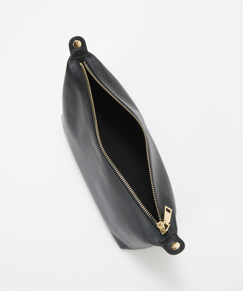 シュリンクレザー スクエア トートバッグ　ポーチ・ミニショルダー付