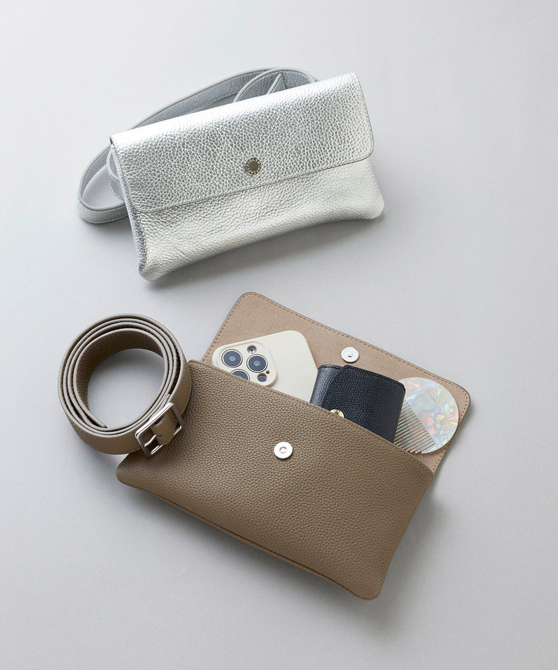 ELAN エラン シュリンクレザー 3way ミニ ボディバッグ