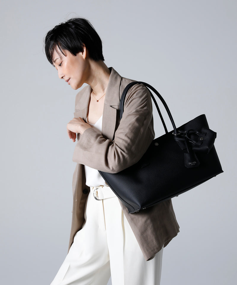 公式限定】ELAN エラン シュリンクレザー 2way トートバッグ チャーム