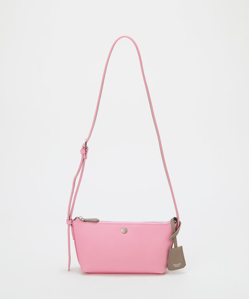 DUAL デュアル シュリンクレザー バイカラー ミニ ショルダーバッグ