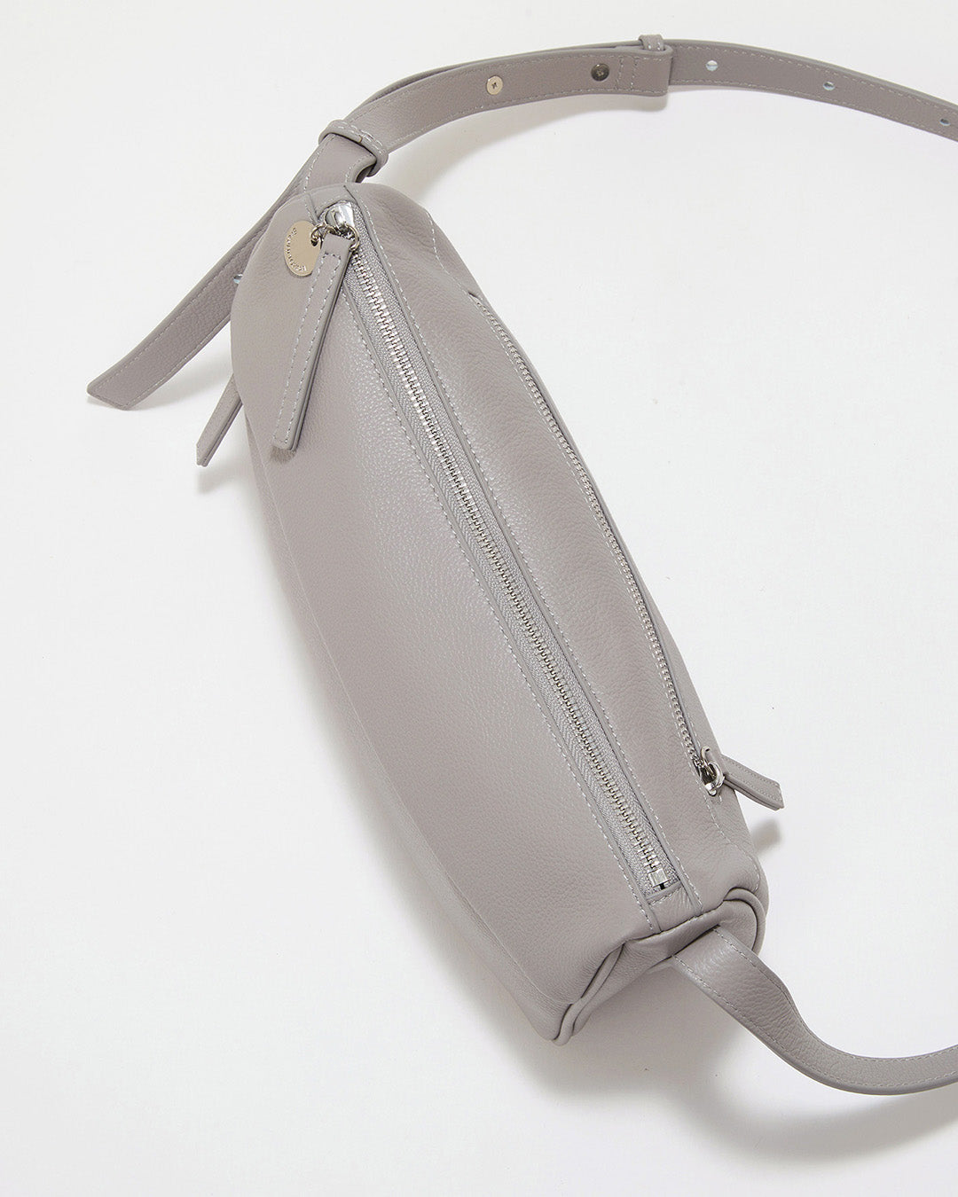 SUPPLE シボレザー スワローマチ ワイド ショルダーバッグ