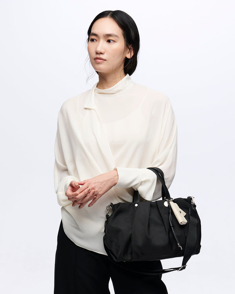 公式限定】Lien リヤン タックシルエット 2WAY ミニ トートバッグ
