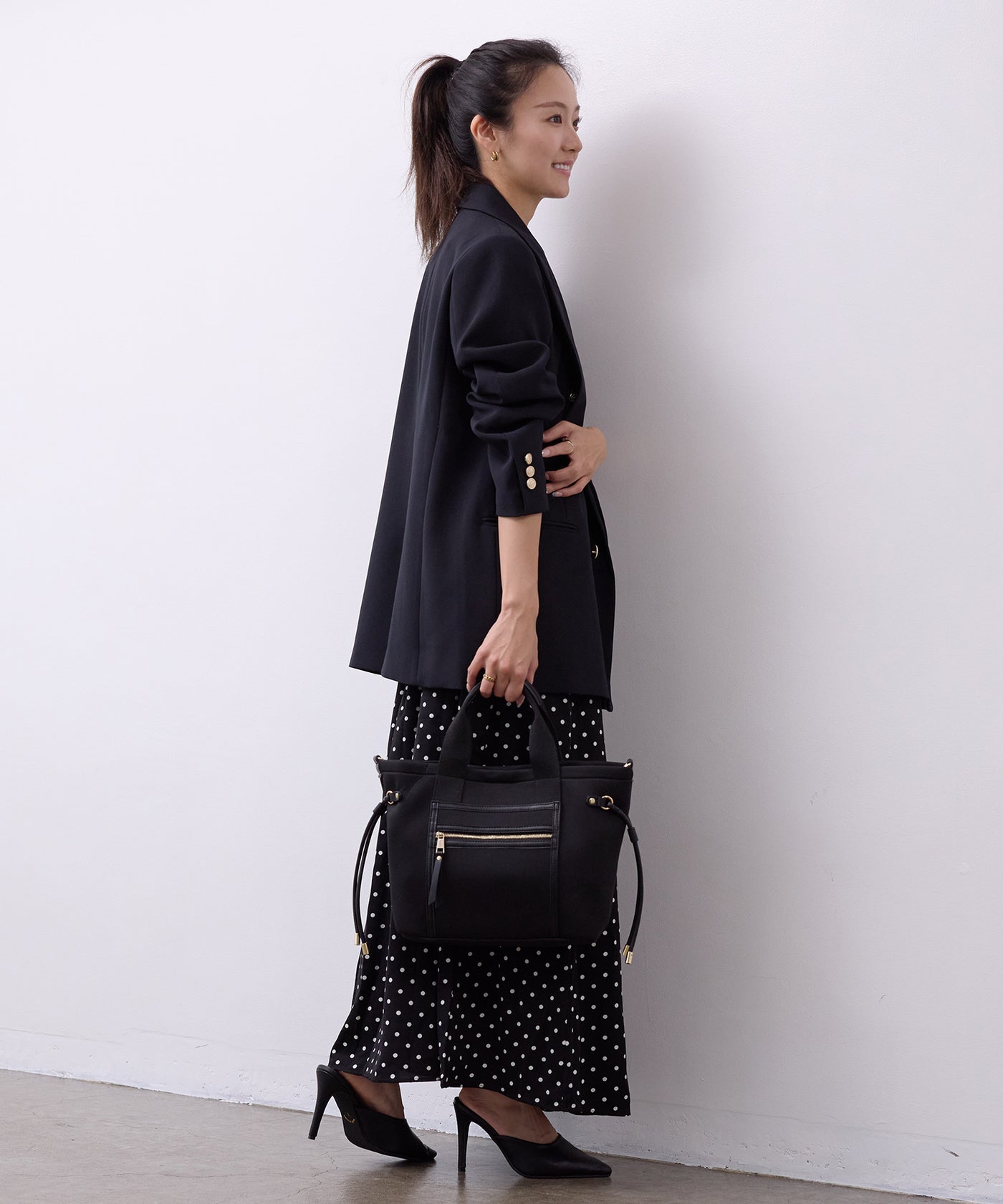 TOPKAPI ネオプレンフロントポケット2way ショルダー付ミニトートバッグ ネオプレン フロントポケット 2way ショルダー付き ミニトート
