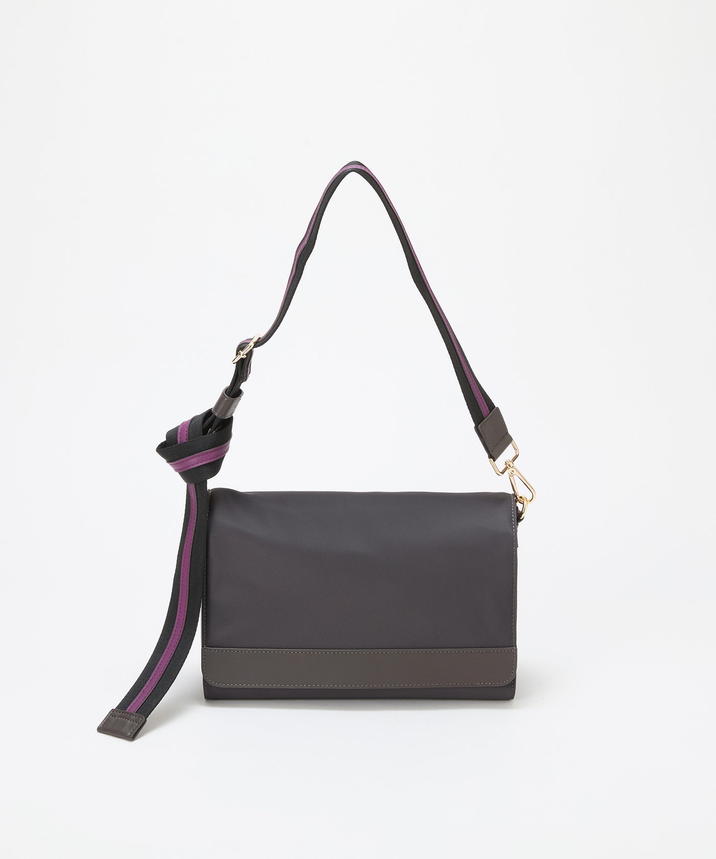 ショルダーバッグ・ポシェット ^LEATHERY^ Flap chain shoulder bag BLACK LRBG5102BK Small black leather crossbody bag