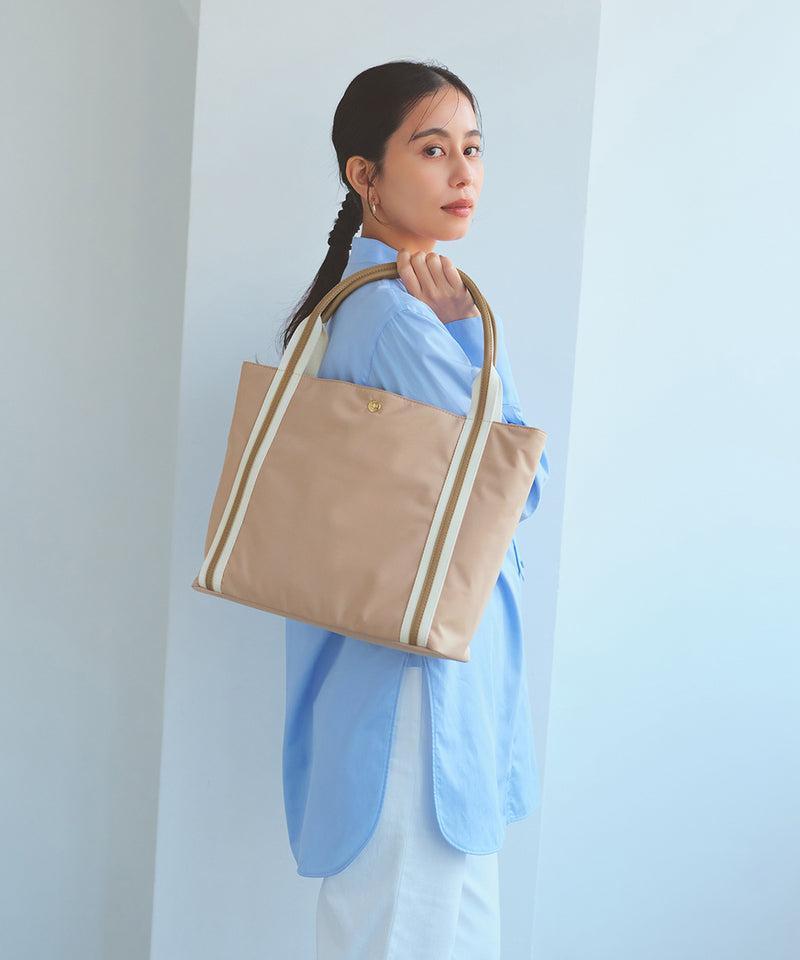 ソフトタッチ テープハンドル トートバッグ A4 / 軽量 / 肩掛け