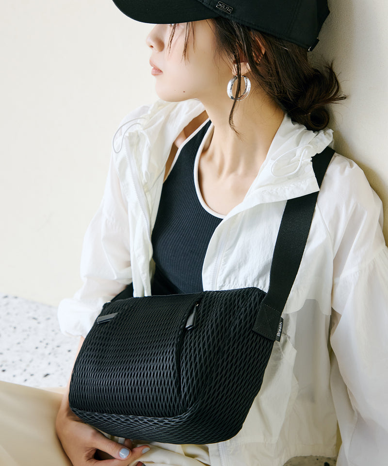 ポリメッシュ ショルダーバッグ