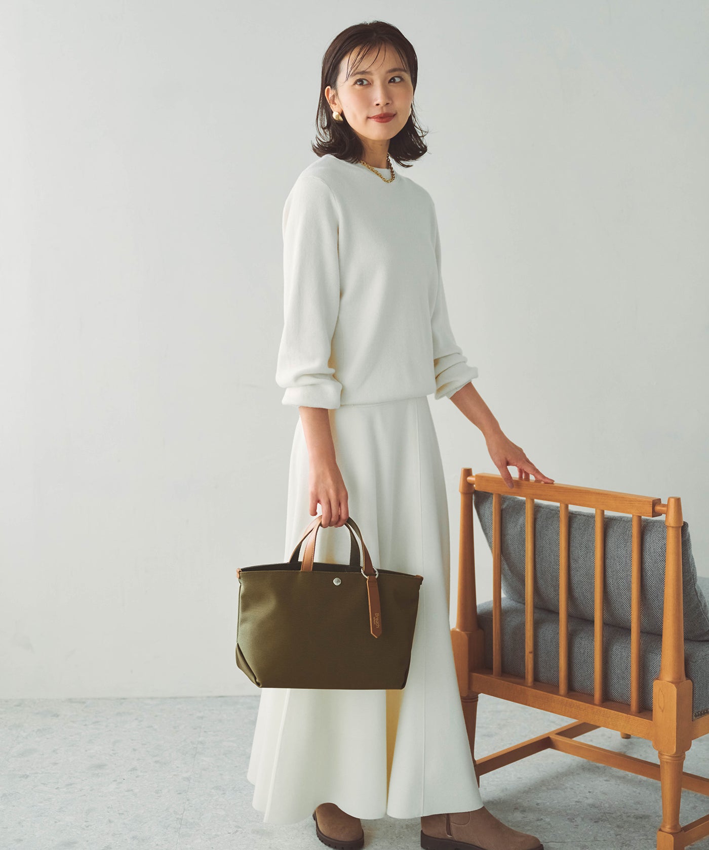 新色追加】Aerial エアリアル ナイロン カラーストラップ付き トート