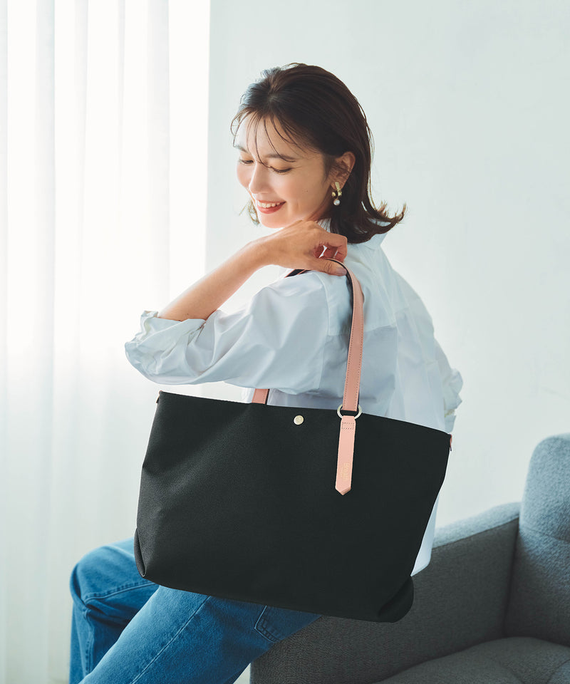 【新色追加】Aerial エアリアル ナイロン カラーストラップ付き A4 トートバッグ /軽量