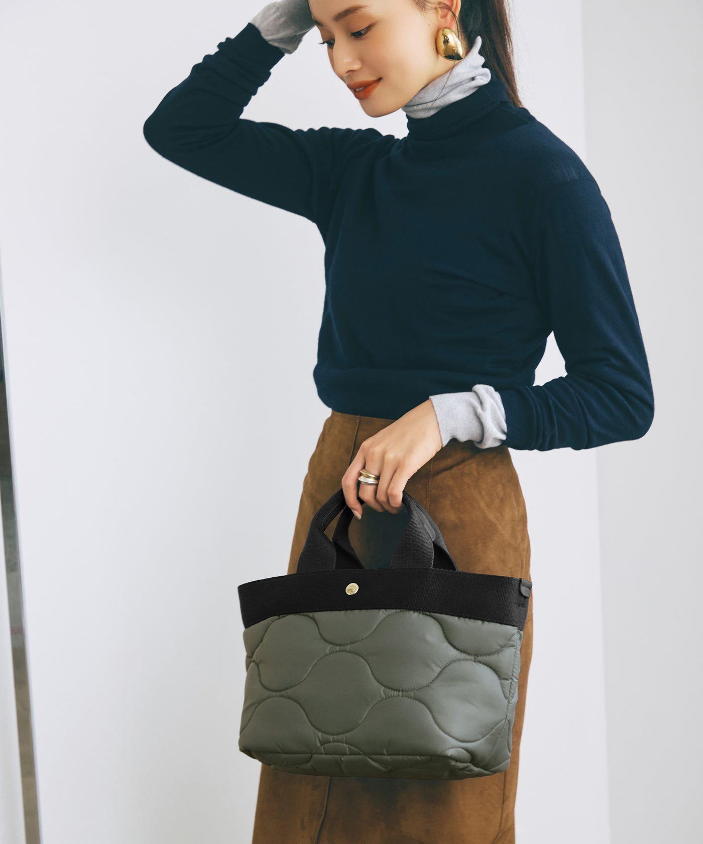 トプカピ（TOPKAPI）/【Breath TOPKAPI】RIPPLE キルティング B5 トートバッグ / 撥水 / 軽量 RIPPLE リプル キルティング B5 トートバッグ / 撥水 / 軽量 – TOPKAPI