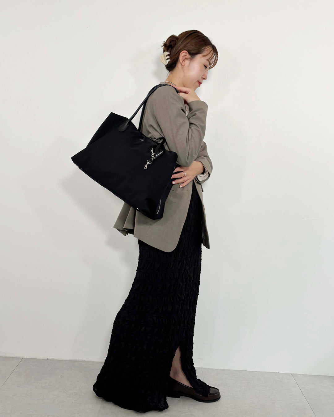 【CLASSY.しごできバッグ賞受賞】ALINE ナイロン ボストン トートバッグ / A4