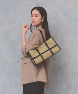 FRAME フレーム レザーベルト ワイド ミニ トートバッグ