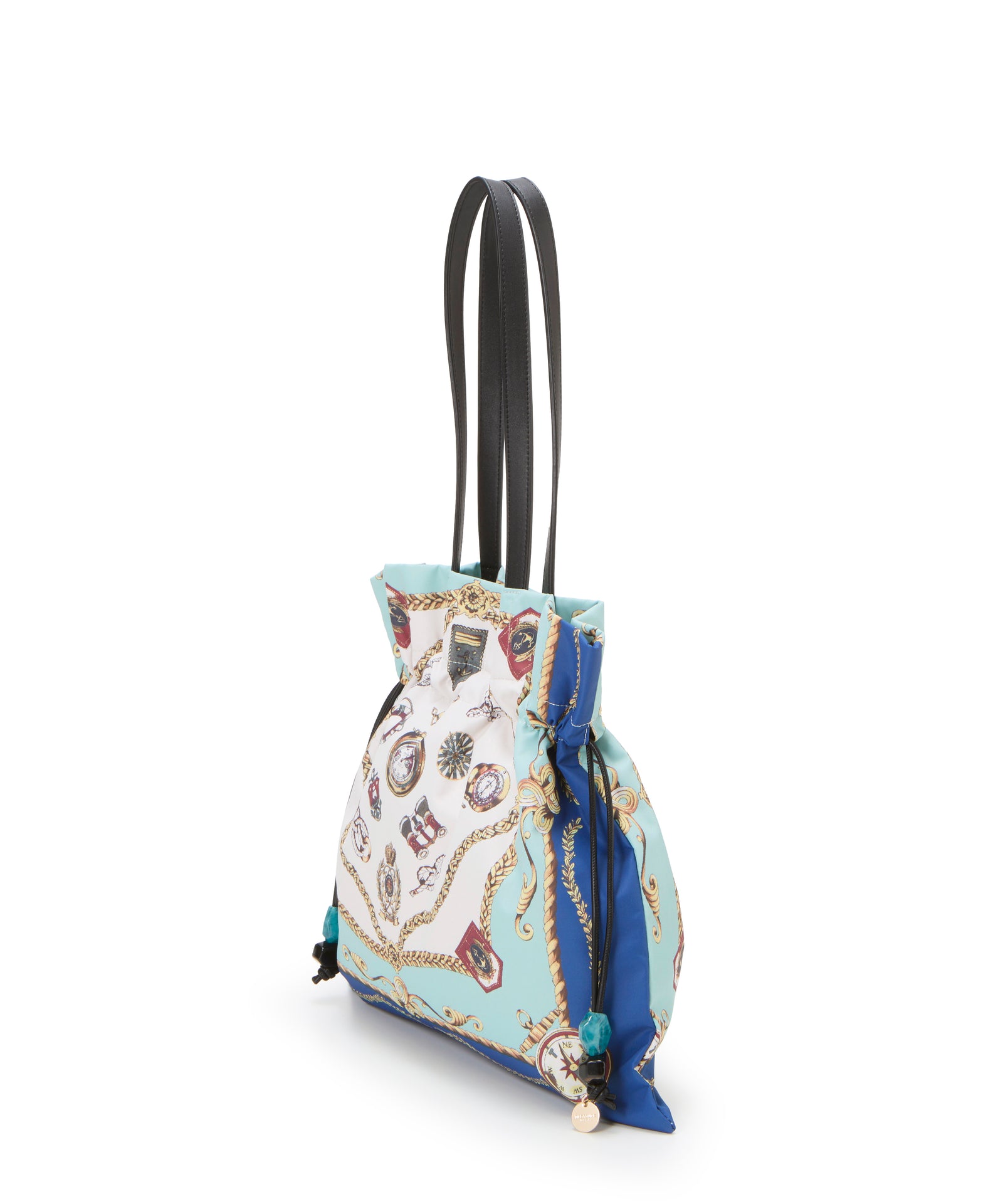 マイルドサテン スカーフ柄 巾着 トート バッグ – TOPKAPI