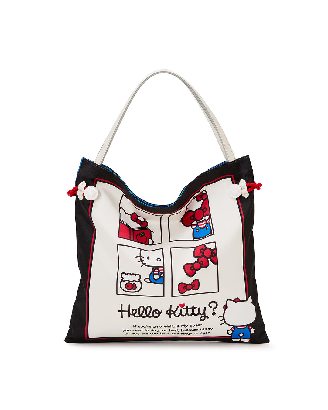 HELLO KITTY × TREASURE TOPKAPI サテン スカーフ トート バッグ / A4