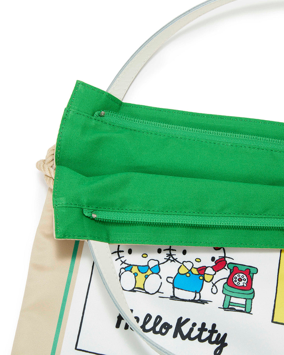 HELLO KITTY × TREASURE TOPKAPI サテン スカーフ トート バッグ / A4