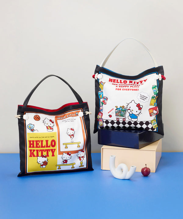 HELLO KITTY × TREASURE TOPKAPI サテン スカーフ トート バッグ