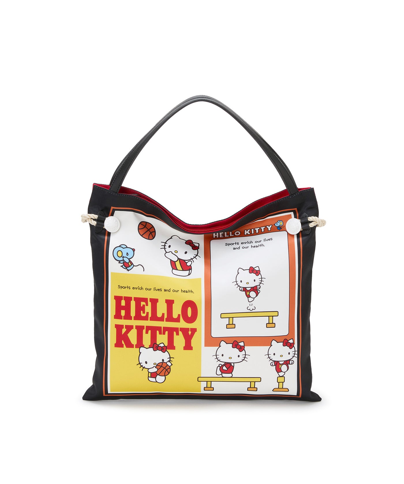 HELLO KITTY × TREASURE TOPKAPI サテン スカーフ トート バッグ