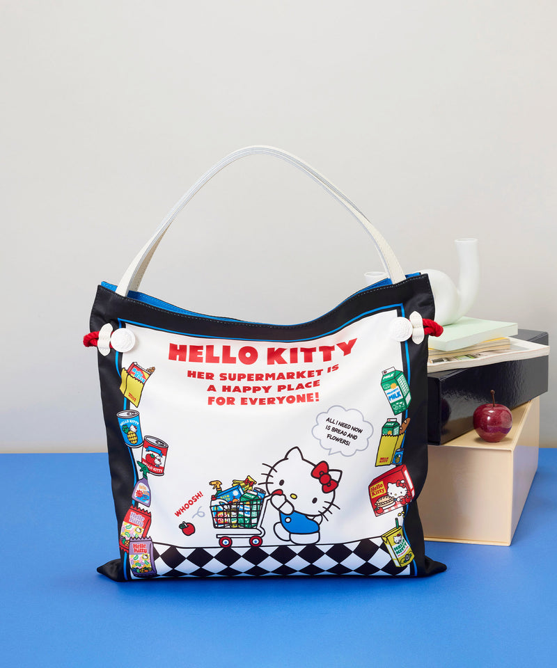 新品/【TREASURE TOPKAPI】サテン スカーフ トートバッグ HELLO KITTY × TREASURE TOPKAPI サテン スカーフ トート バッグ