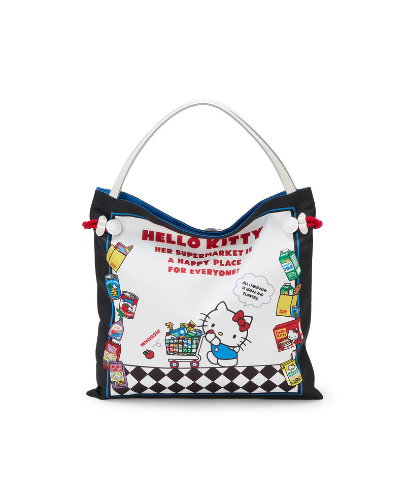 HELLO KITTY × TREASURE TOPKAPI サテン スカーフ トート バッグ