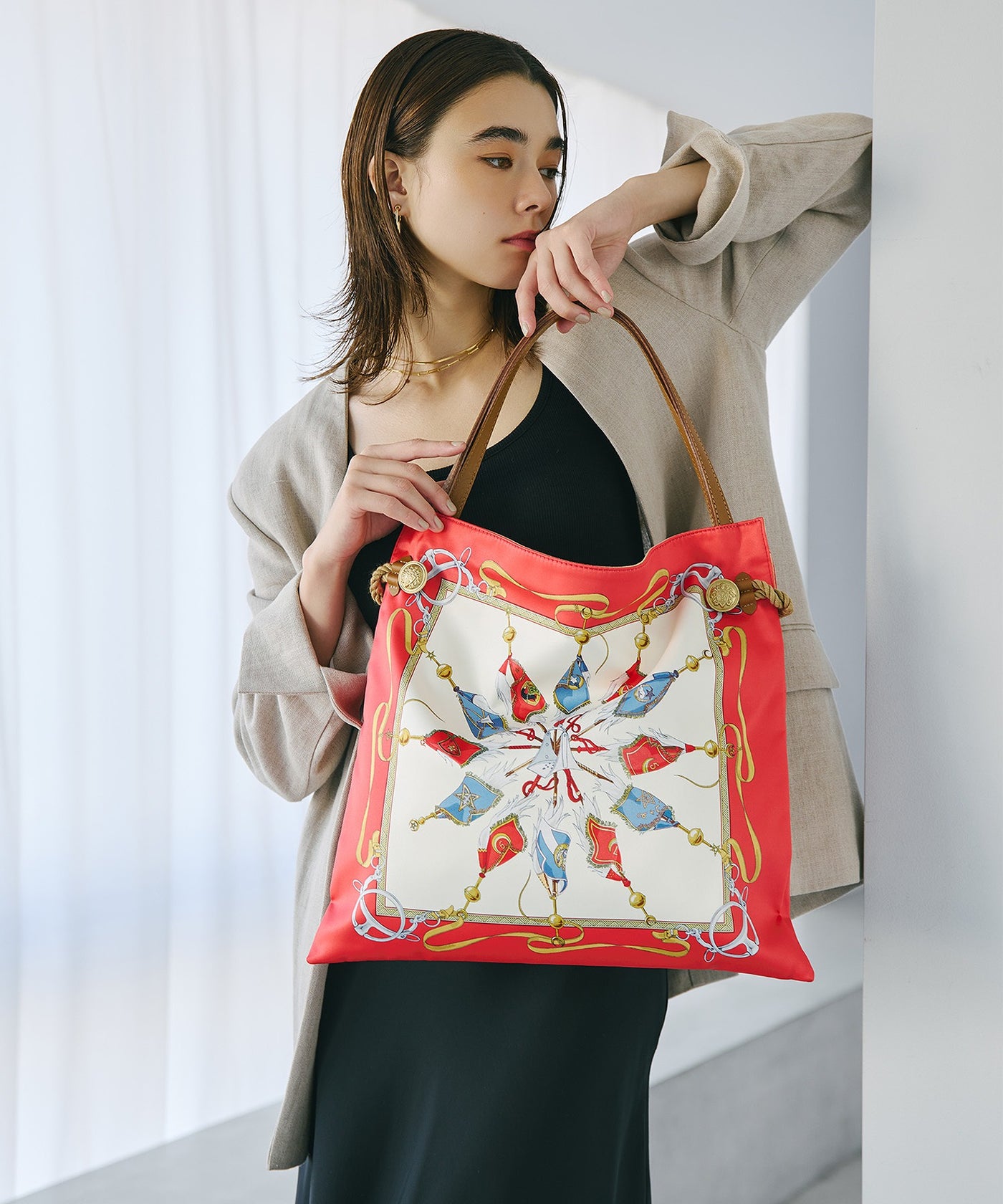 【希少品】◆ヒュージェンヌ◆RAPUBAG トートバッグ　※スカーフは付きません 希少品】◇ヒュージェンヌ◇RAPUBAG トートバッグ ※スカーフは